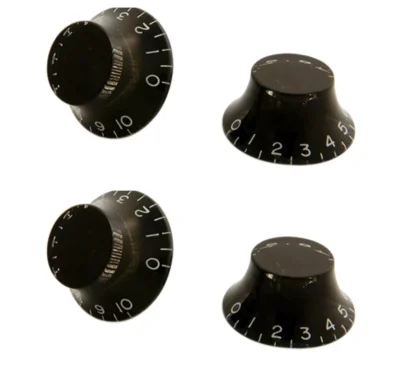 Gibson Gear PRHK-010 Top Hat  knobs (4) / Black