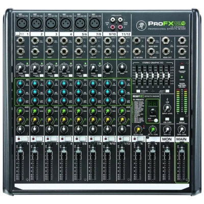 Mackie PROFX12V2 PA Compact Mixer with FX and USB 12 Channel