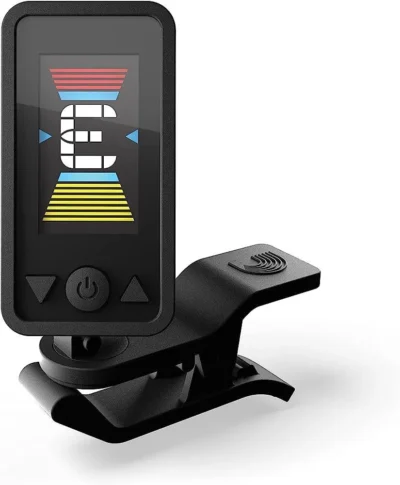 D'Addario Eclipse USB Rechargeable Clip On Headstock Tuner - Black