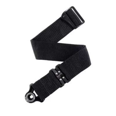 Planet Waves by D'Addario 25HYB00 Hybrid Leather Guitar Strap - Black