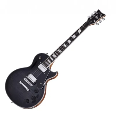 Schecter Solo II Custom Electric Guitar - Trans Black Burst