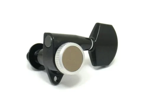 Gotoh SG301 'Grover Style' Locking Tuning Keys  3 a Side - Black Ex Long