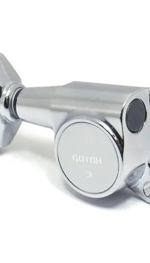 Gotoh SG381 7 in Line Tuning Keys - Left Hand ( Reverse Headstock ) Chrome