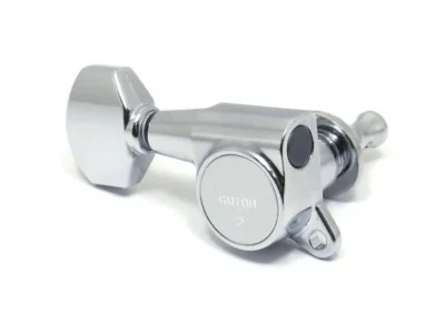 Gotoh SG381 7 in Line Tuning Keys - Left Hand ( Reverse Headstock ) Chrome