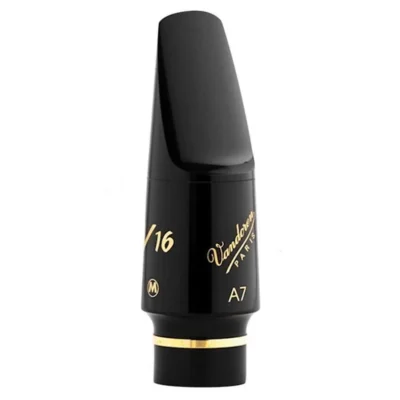 Vandoren V16 Series Hard Rubber Alto Saxophone Mouthpiece  A7 - Medium Chamber