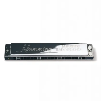SUZUKI Humming Tremolo 21-Hole Diatonic Harmonica, Key Of A