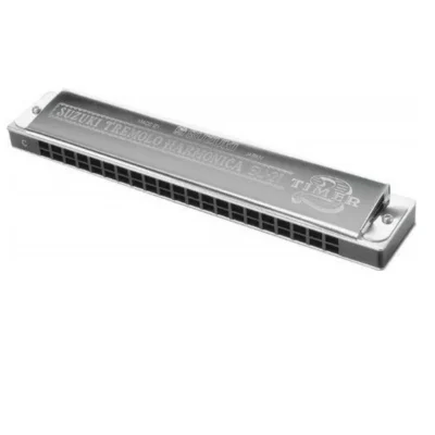 Suzuki SU-21-C 2 Timer Tremolo Traditional 21-Hole Dual Note Diatonic Harmonica