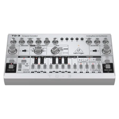 The Behringer TD3 SR Analog Bass Line Synthesizer With 16-Step Sequencer