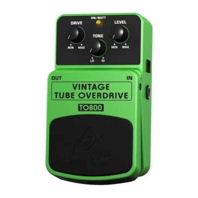 The Behringer TO800 Vintage Tube-Sound Smooth Sustain Overdrive Effects Pedal