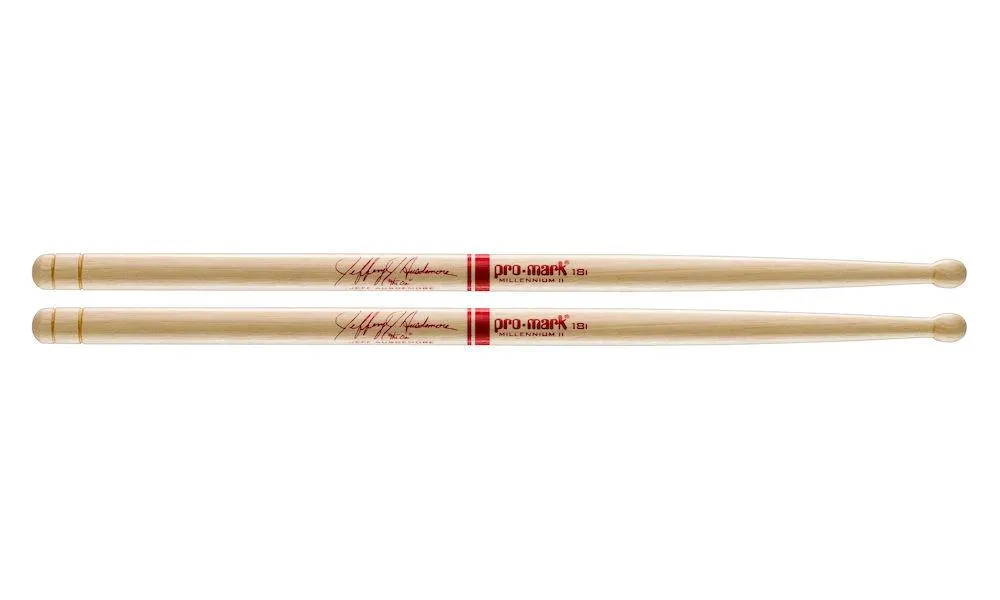 Promark Hickory DC18i Jeff Ausdemore Wood Tip drumstick - 3 Pairs