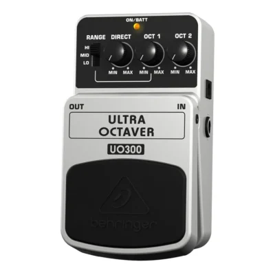The Behringer 3-Mode UO300 Ultra Octaver Efects Pedal With Volume Control