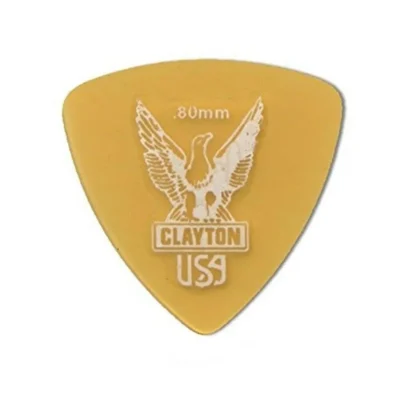 Clayton Ultem Guitar Picks .80 mm - Rounded Triangle 48 Picks Refill Bag URT80