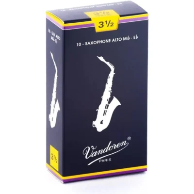 Vandoren Alto Saxophone Reed Traditional Grade 3.5 Box of 10