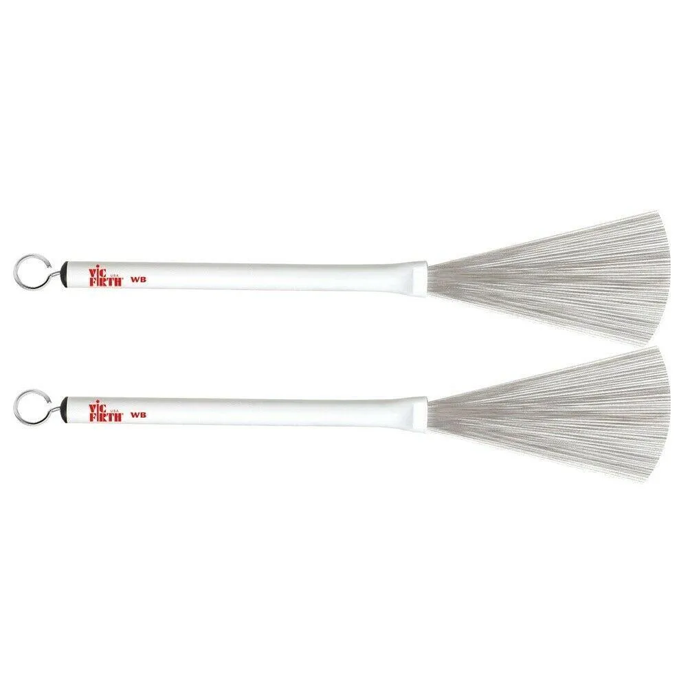 Vic Firth Standard Jazz Brush WB Retractable Jazz Brushes with 5" Spread