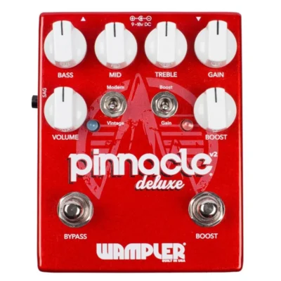 Wampler Pinnacle Deluxe Distortion Guitar Effects Pedal (Version 2)