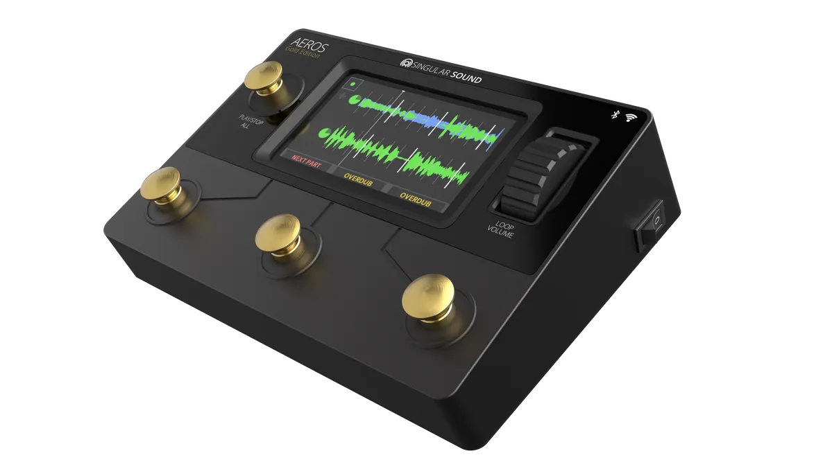 Singular Sound AEROS Loop Studio Effects Pedal - Gold Edition - Image 2
