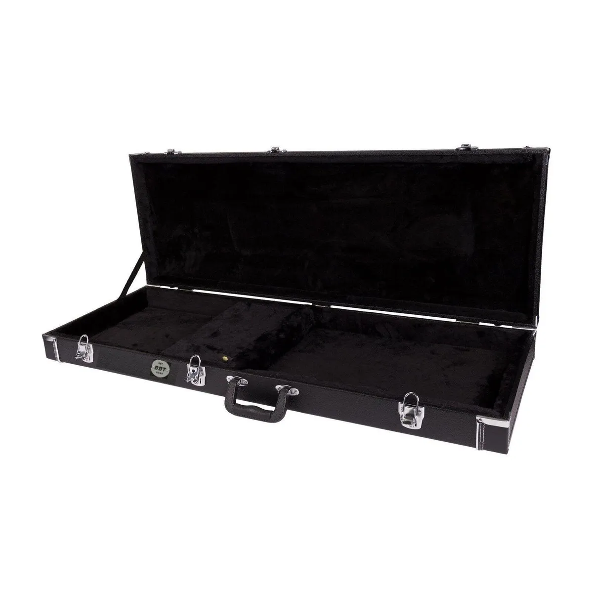 BBT Standard Rectangular ST and TE-Style Electric Guitar Hard Case - Black - Image 2