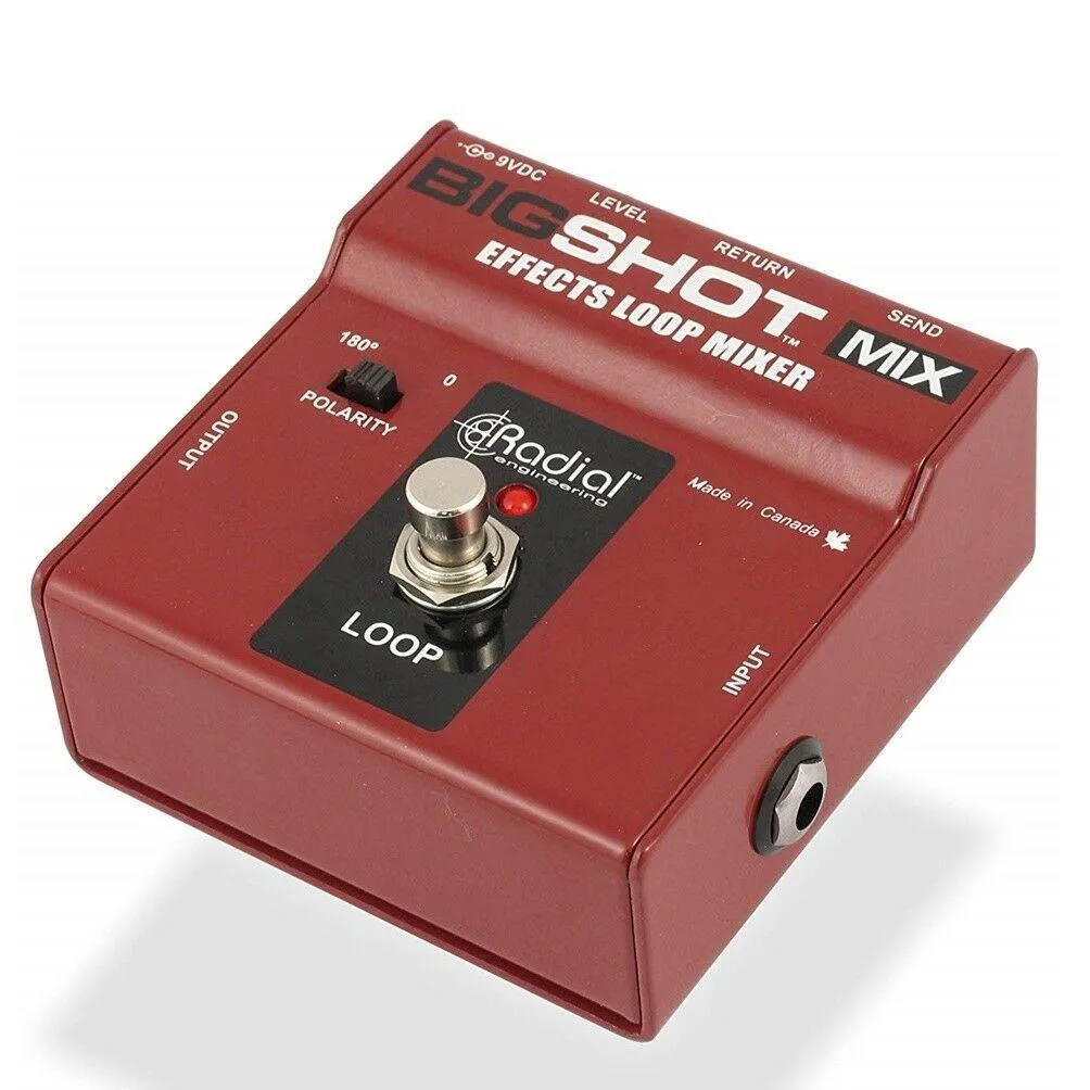 Radial Engineering BigShot MIX Effects Loop Mixer Guitar FX Pedal - Image 2