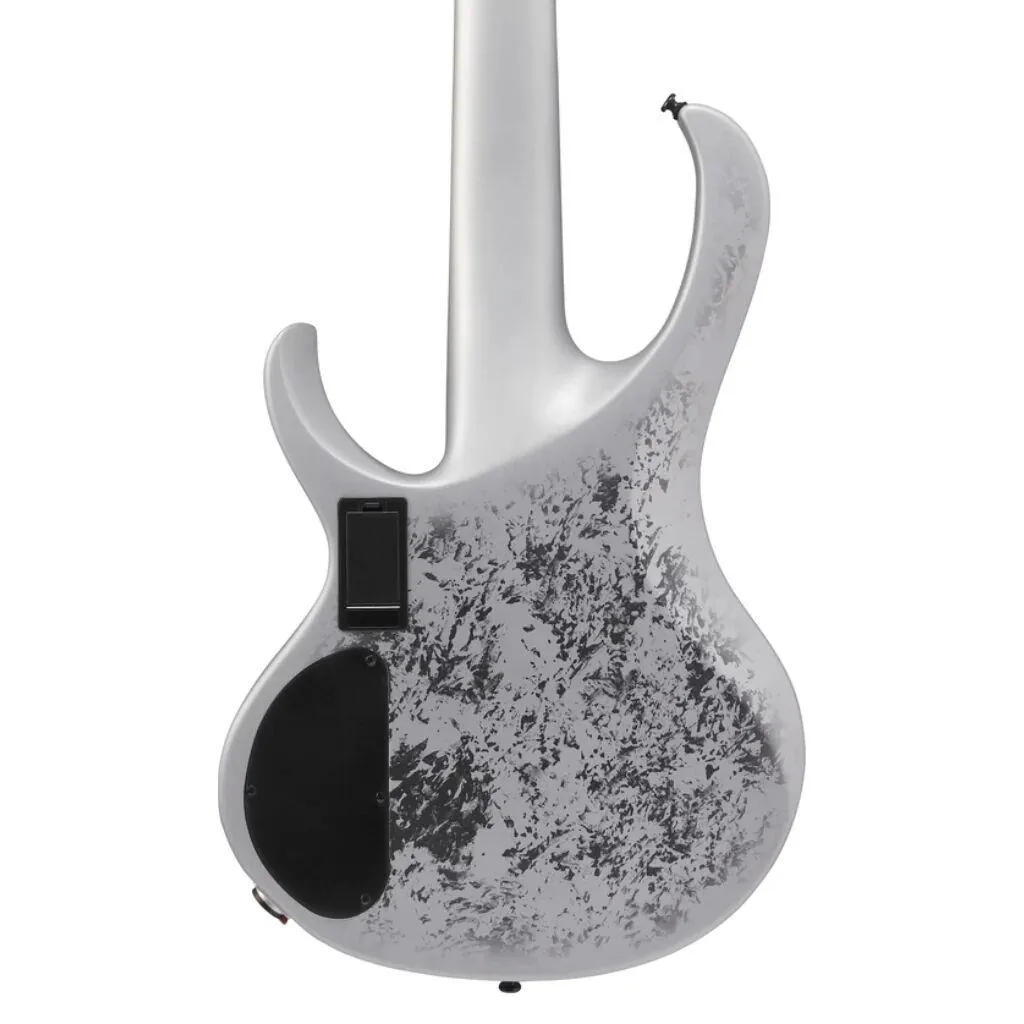 Ibanez BTB25TH5SLM 5-String 25th Anniversary Electric Bass (Silver Blizzard Matte) - Image 2