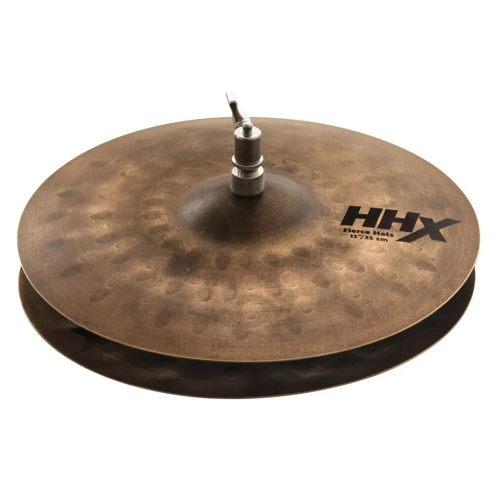 Sabian HHX11302XNJM HHX Fierce Hi-Hats Natural Finish B20 Bronze Cymbal 13in - Image 2