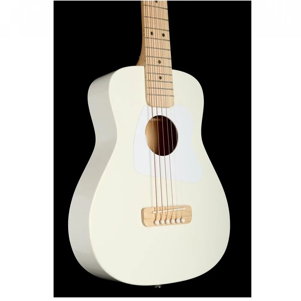 Loog Pro Acoustic Guitar IV White Suits Ages 9 and above - Image 2