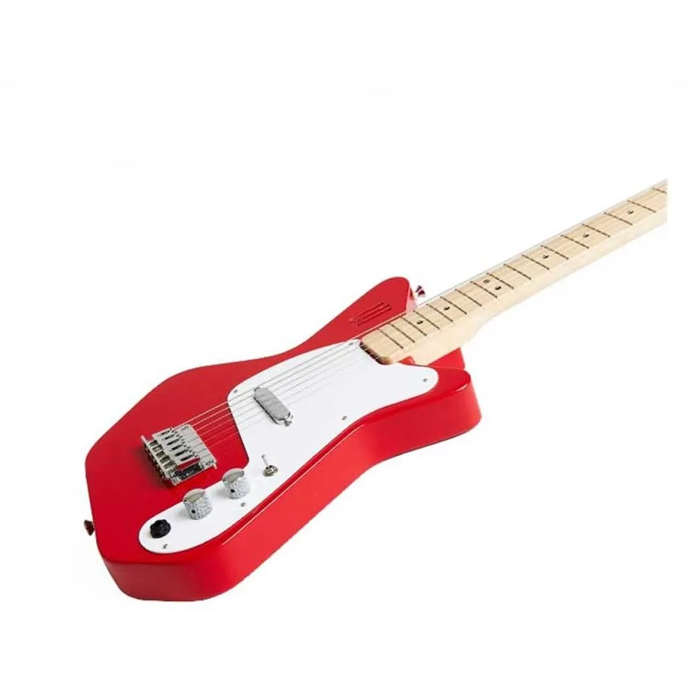 Loog Pro IV Electric Guitar - Red with Built in Amp - Image 2