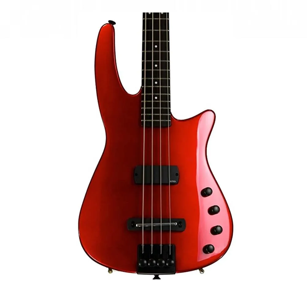 NS Design WAV4 Radius Bass Guitar - Metallic Crimson - Image 2