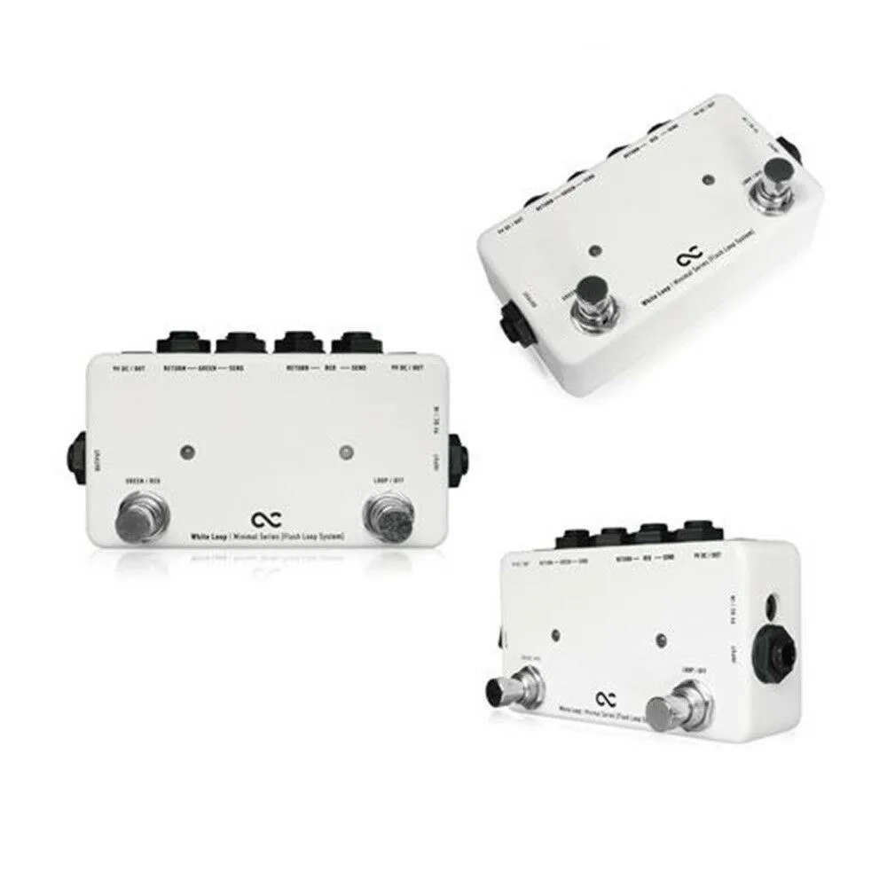 One Control Minimal Series White Loop Two Loop Line Selector Switching Pedal - Image 2