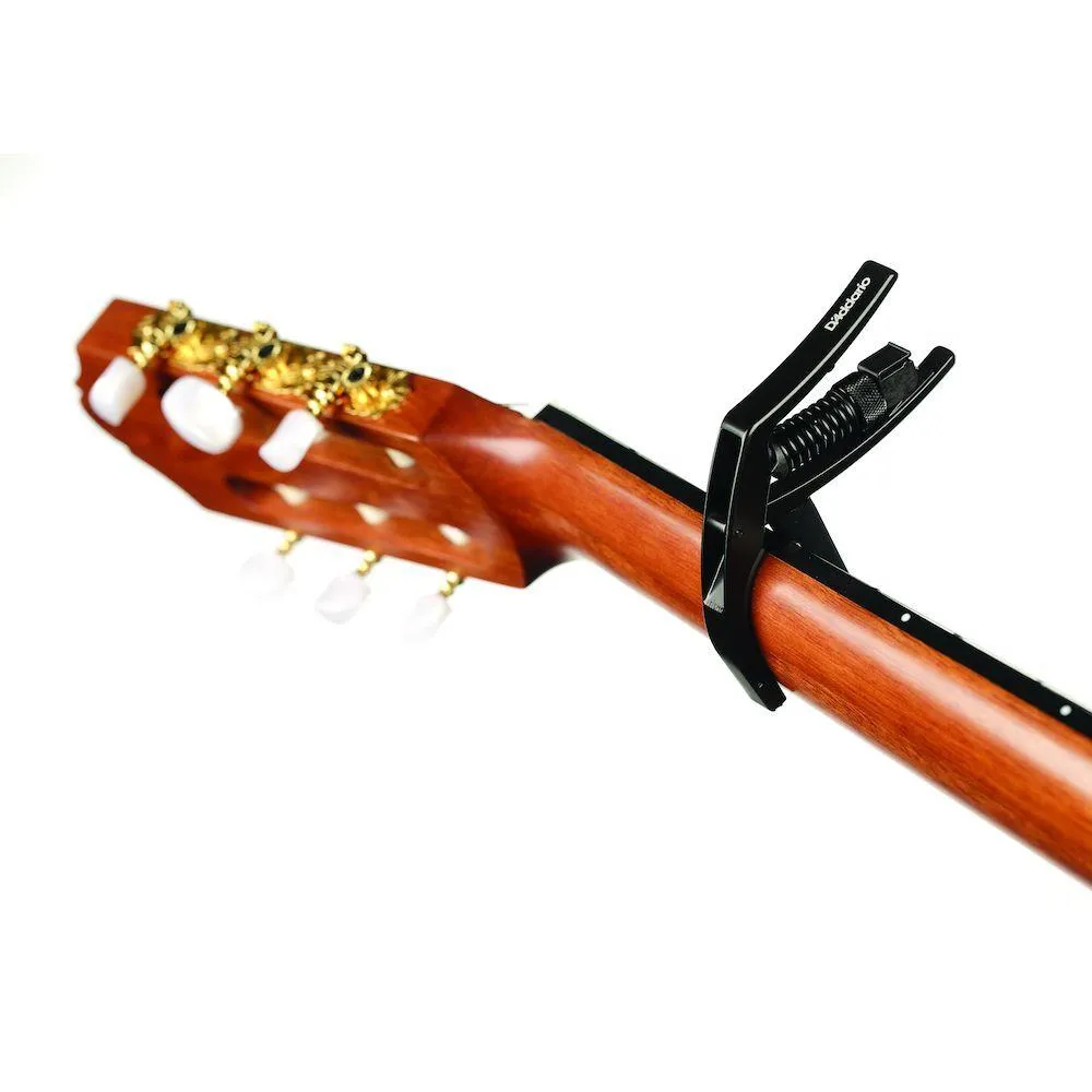 D'Addario Artist Classical Capo - Black - Nylon String Capo - Image 2
