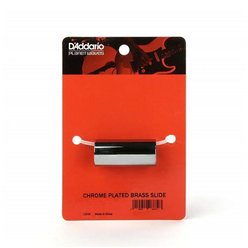 D'addario Planet Waves Chrome-Plated Brass Guitar Slide, Large - Image 2