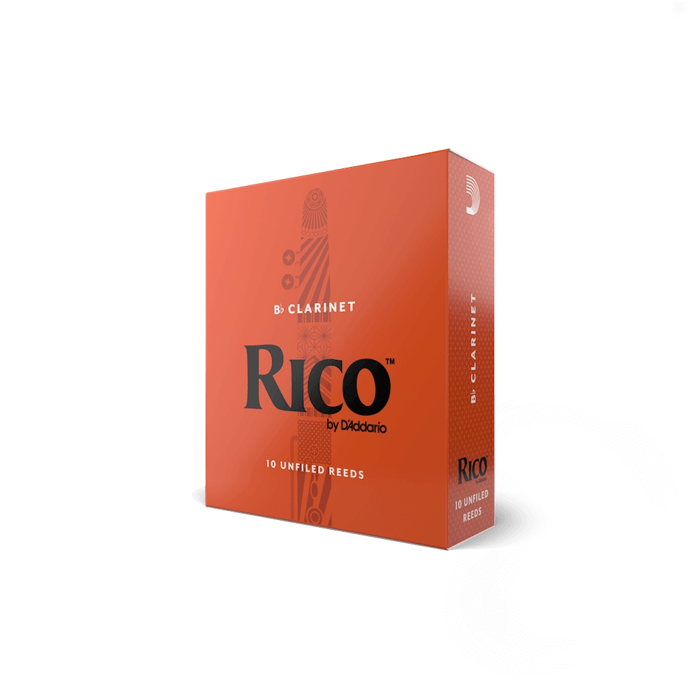 Rico by D'Addario Bb Clarinet Reeds, Strength 3, 10-pack - Image 2
