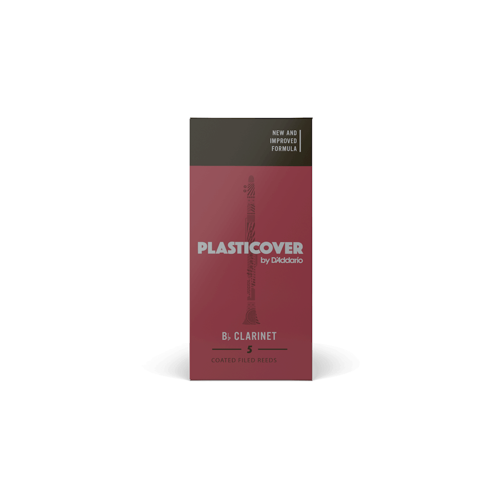 Plasticover by D'Addario Bb Clarinet Reeds, Strength 2.5, 5-pack - Image 2