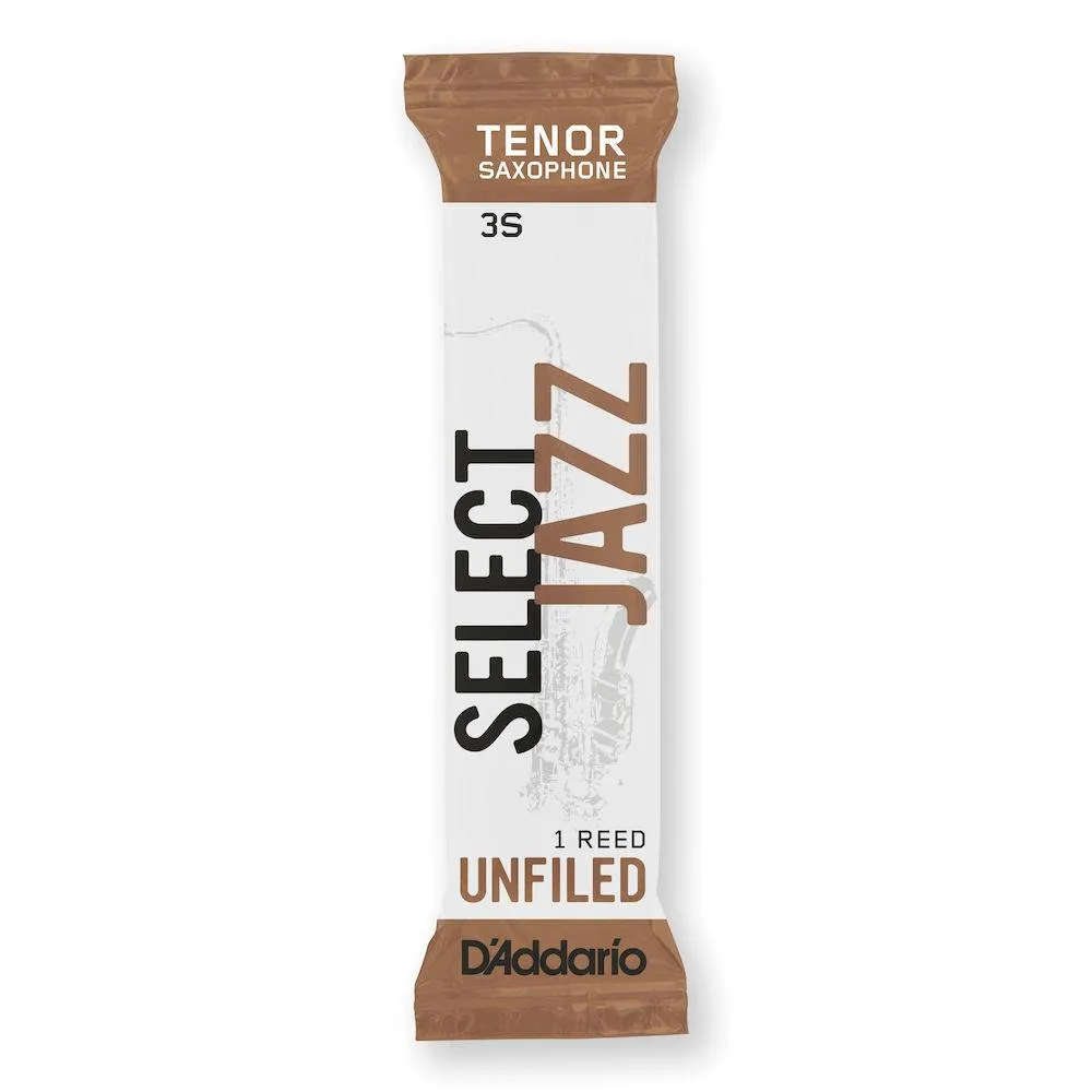 D'Addario Select Jazz Unfiled Tenor Saxophone Reeds, Strength 3 Soft, 25 Box - Image 2