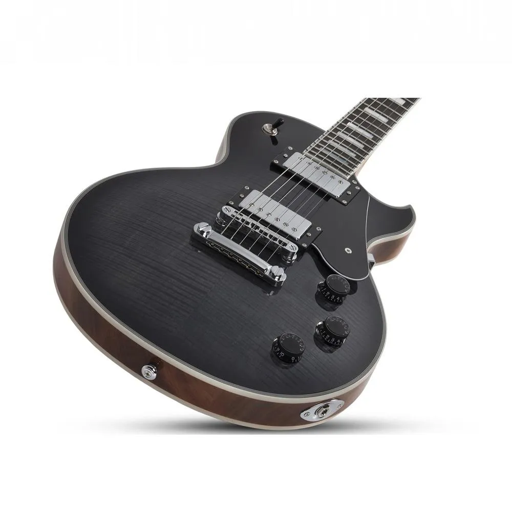 Schecter Solo II Custom Electric Guitar - Trans Black Burst - Image 2