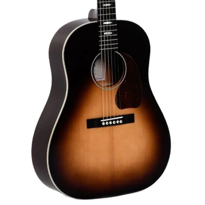 Sigma SJM-SG45 Acoustic / Eectric Guitar All Solid with Gigbag/Case - Image 2