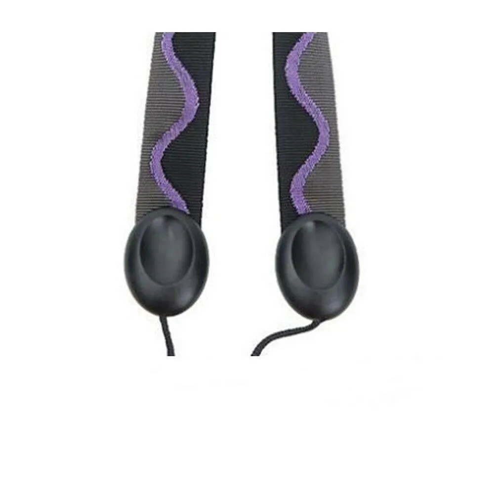Rico SLA10 Fabric Saxophone Strap with Metal Hook - Jazz Wave - Image 2