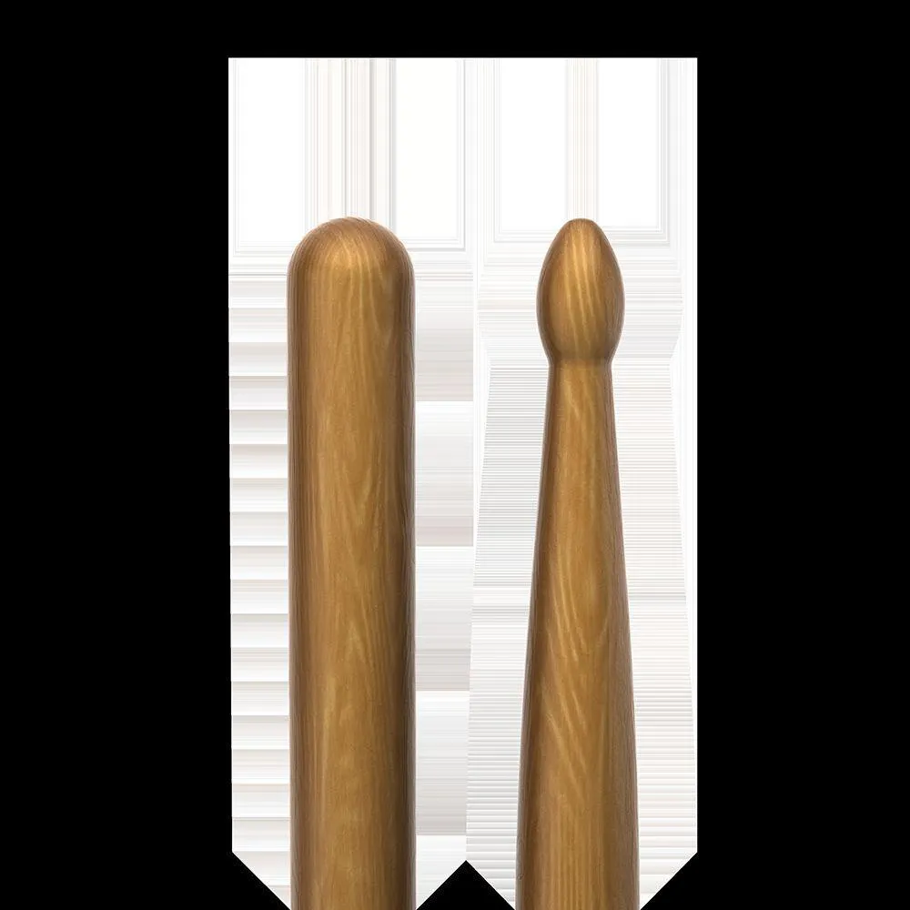 Promark Hickory The Natural 5A Wood Tip drumstick - Image 2