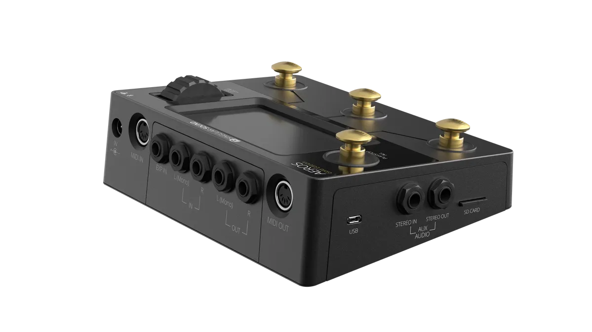 Singular Sound AEROS Loop Studio Effects Pedal - Gold Edition - Image 3