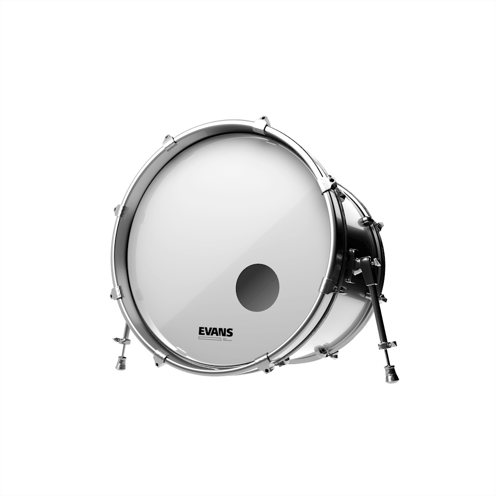 Evans EQ3 Resonant Smooth White Bass Drum Head, 20 Inch - Image 3