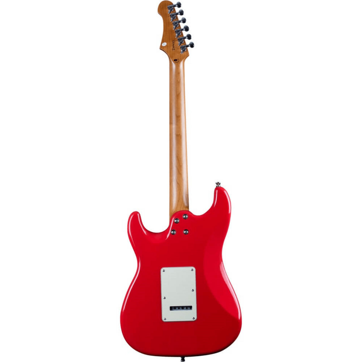 Jet JS-400-CRD HSS Electric Guitar - Coral Red - Roasted Maple Neck - Image 3