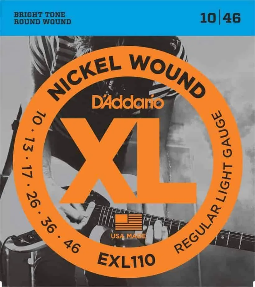 D'Addario EXL110 Electric Guitar Strings + Guitar Cable + Picks Bundle - Image 3