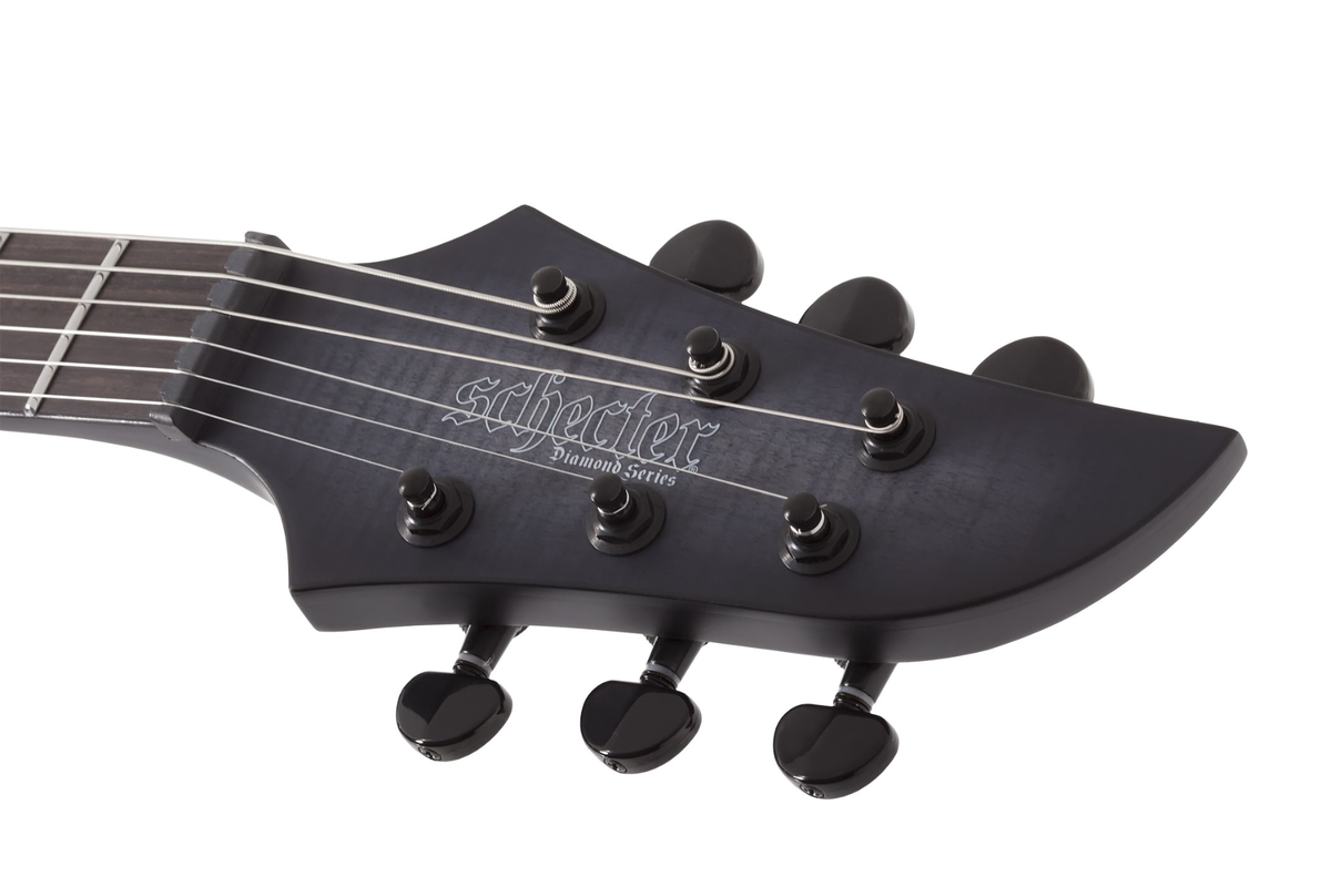 Schecter KM-6 MK-III Electric Guitar. Legacy Transparent Black Burst. - Image 3