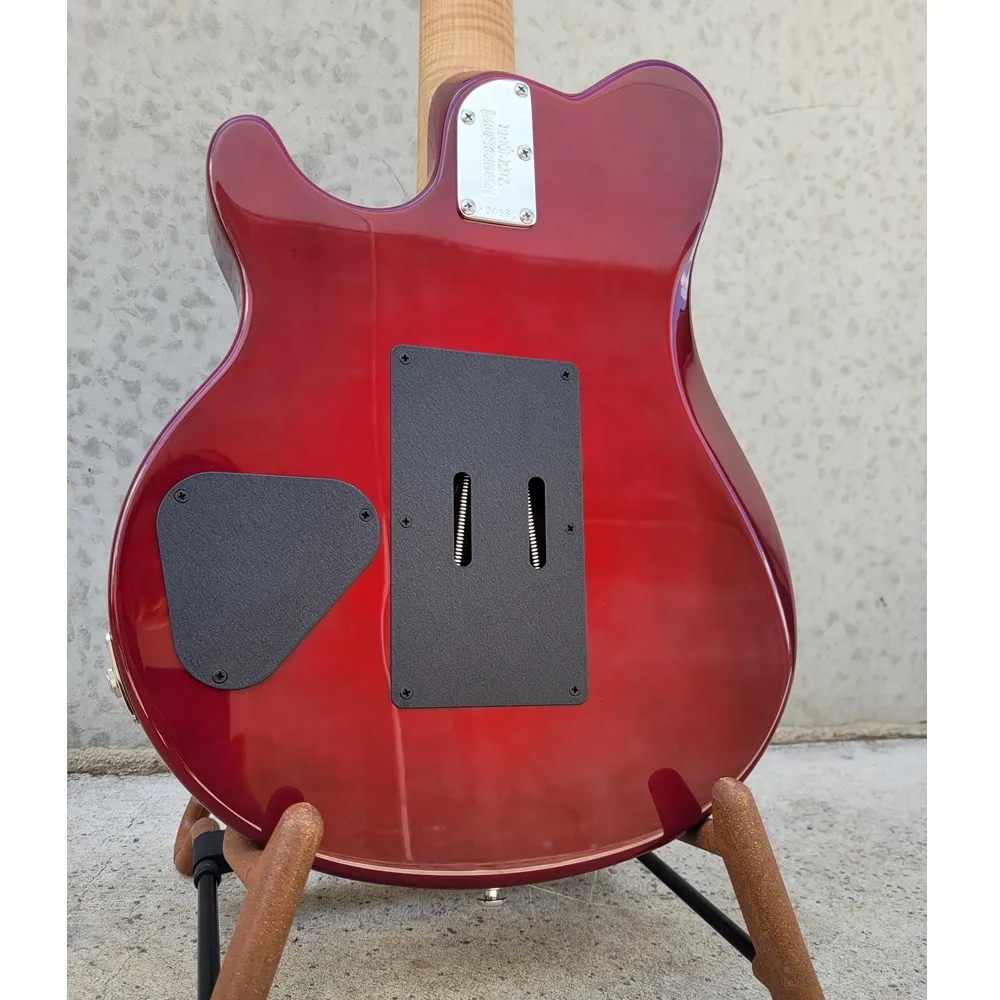 Ernie Ball Music Man Axis Electric Guitar - Roasted Amber Flame - Image 4