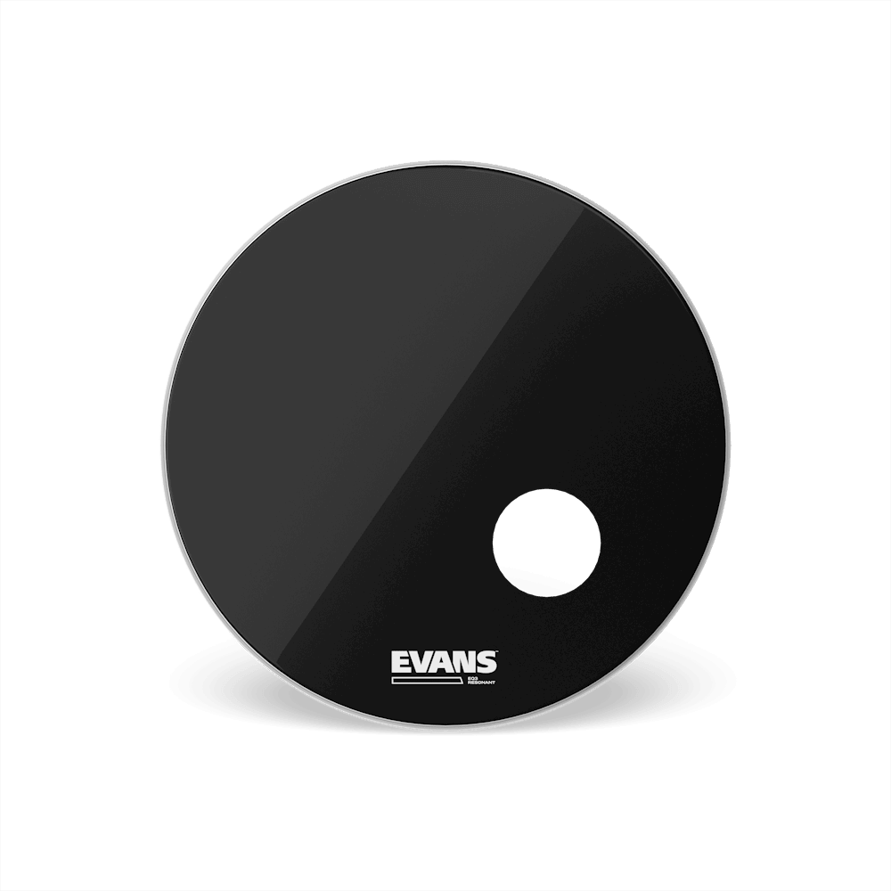 Evans EQ3 Resonant Black Bass Drum Head, 18 Inch - Image 4