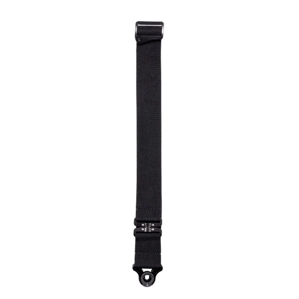 Planet Waves by D'Addario 25HYB00 Hybrid Leather Guitar Strap - Black - Image 4