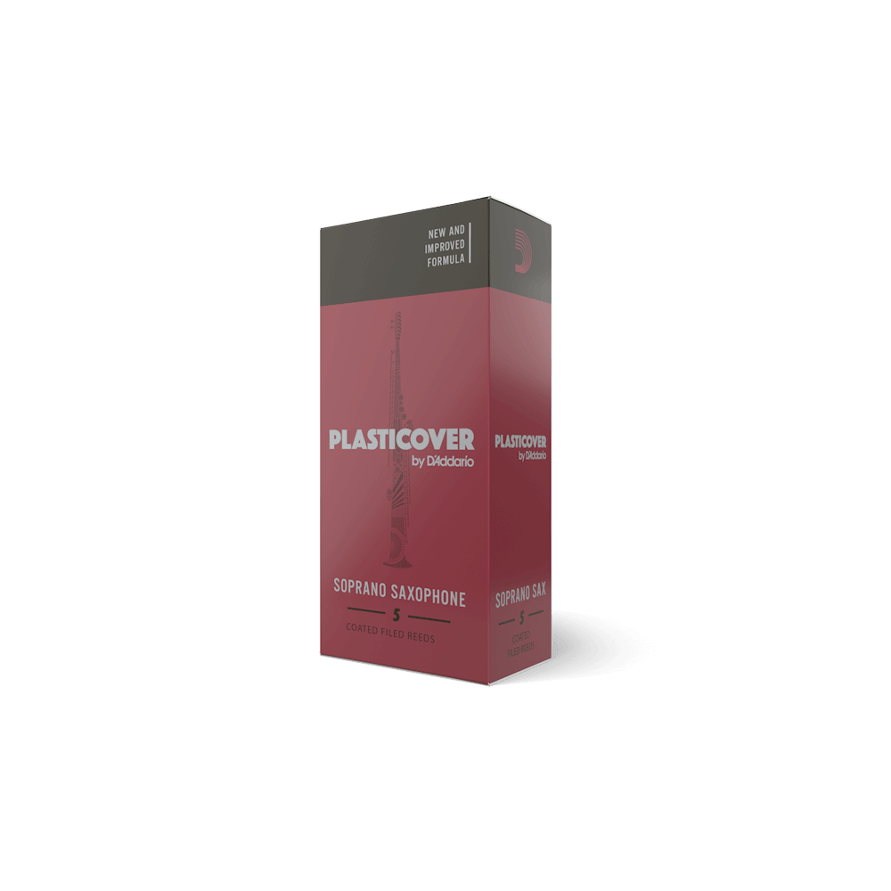 Plasticover by D'Addario Soprano Sax Reeds, Strength 2.5, 5-pack - Image 4