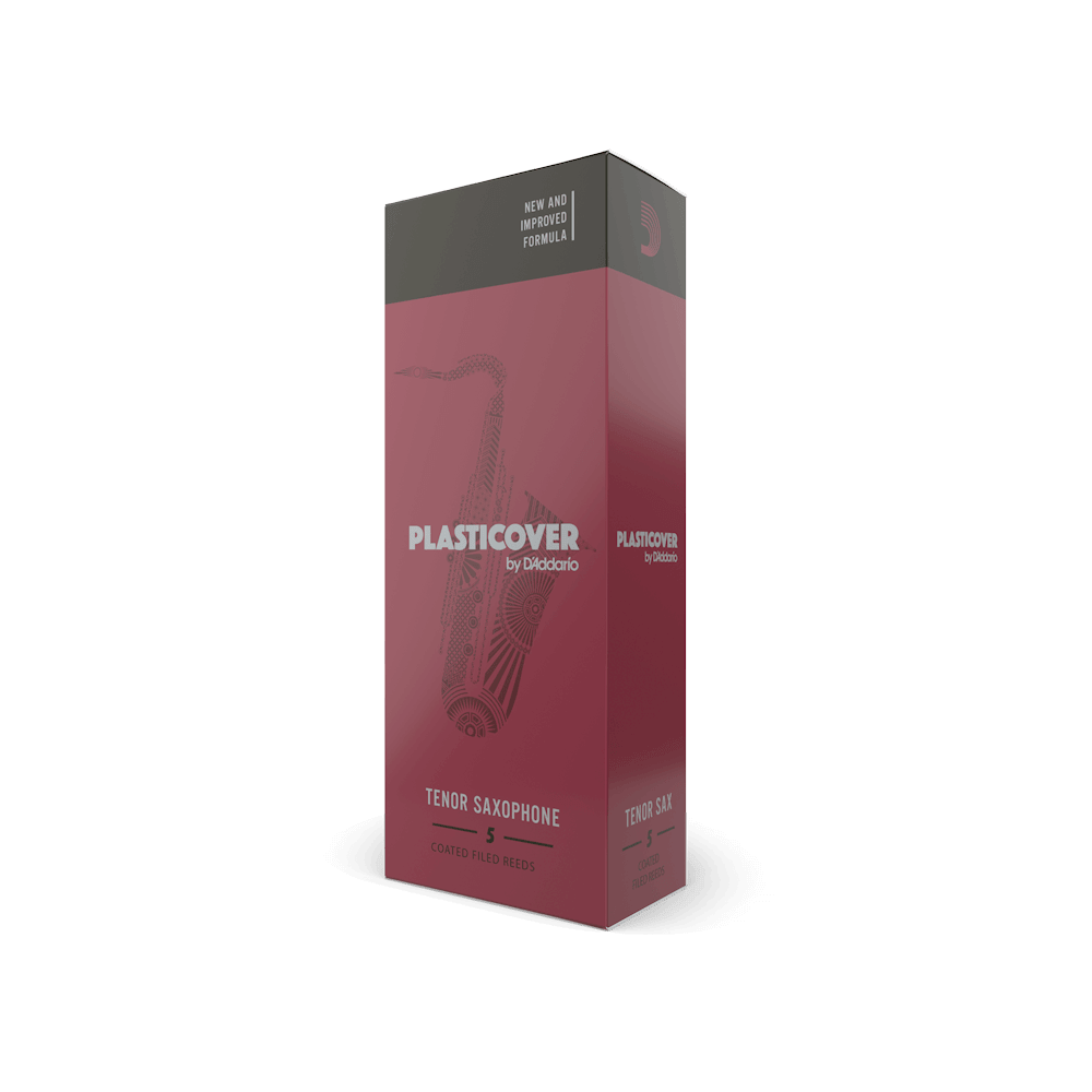 Plasticover by D'Addario Tenor Sax Reeds, Strength 2, 5-pack - Image 4
