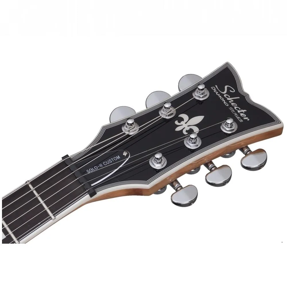 Schecter Solo II Custom Electric Guitar - Trans Black Burst - Image 4