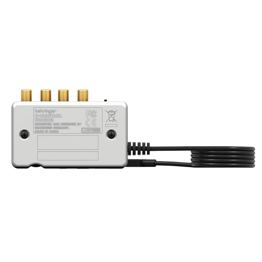 The Behringer Ultra-Low Latency U-Control 2 In/2 Out UCA202 USB Audio Interface - Image 4