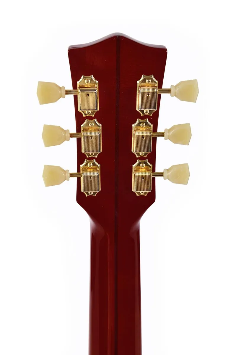 Sigma GJA-SG200 Maple Acoustic / Electric Guitar w/ Fishman Sonitone Wine Red - Image 5